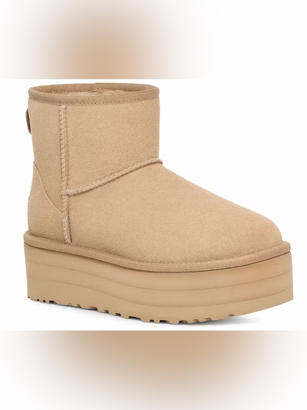 UGG | Classic Mini Platform Boots Mustard Seed Size 8 w/ Box
